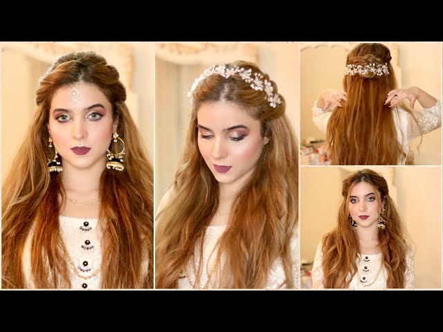 Aishwarya Quick and easy hairstyle for wedding party function Hair  Extension Price in India - Buy Aishwarya Quick and easy hairstyle for  wedding party function Hair Extension online at Flipkart.com