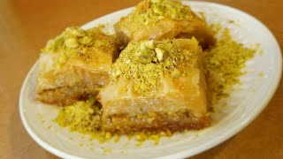 Turkish baklava  Türk baklavası  بقلاوه تركيه