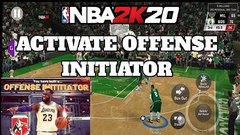 NBA 2K20 MOBILE - Player Initiator and Playstyle