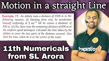 Ex-19 Question based on equation of motion/motion in a straight line physics/#11thphysicsadda #pa