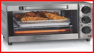 Hamilton Beach Sure-Crisp Air Fryer Countertop Toaster Oven, Fits 9” Pizza, 4 Slice Capacity