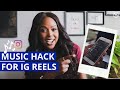 How to add music to instagram reels even with a business account  instagram reels tutorial