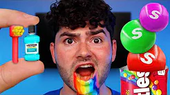 Which TINY vs GIANT Food Causes Cavities !?