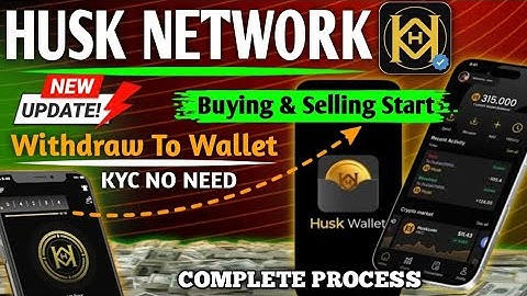 Husk Network New Update | Husk Network Mining App | How to withdraw husk network #Tecnicalfact 