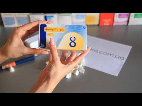 Видео обзор инсулиновых игл для шприц ручек Новофайн 8мм