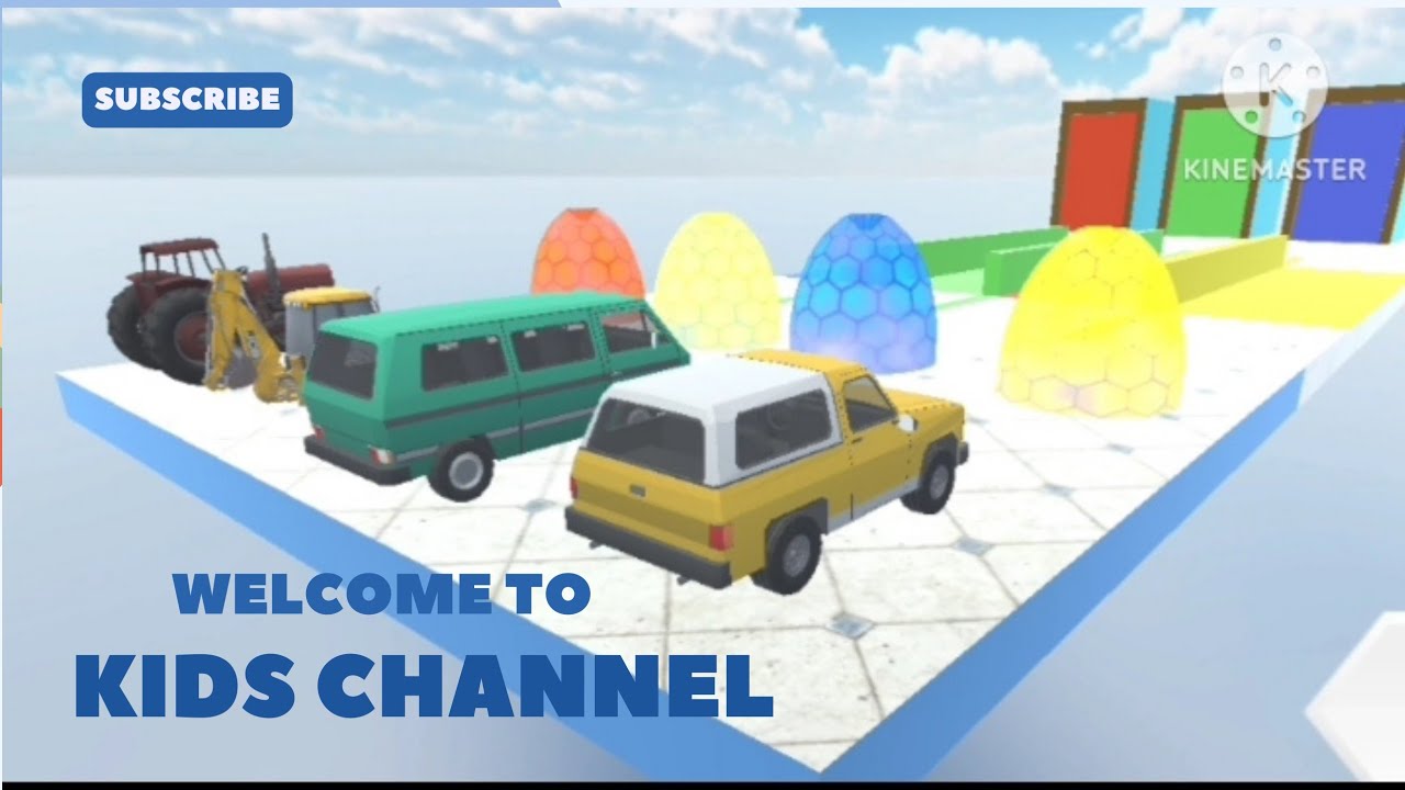 Colorful Cars Adventure | Car Passing through colors | A.P Kids Hub