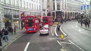 london's regent street by bus