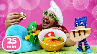 ¡Aprende a cocinar y juega con Gekko y Catboy Cocina para niños