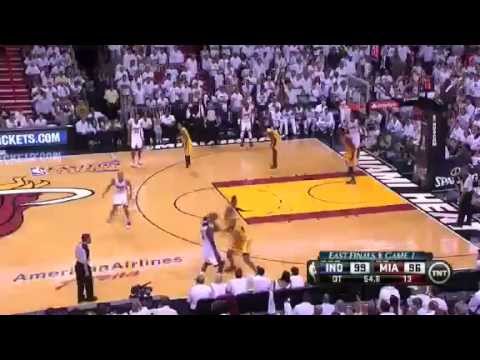 Indiana Pacers Vs Miami Heat - NBA Eastern Conference Finals 2013 Game 1 - Full Highlights 5/22/13