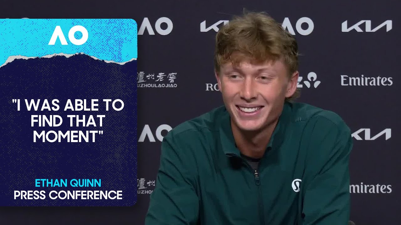 Ethan Quinn Press Conference | Australian Open 2026 Second Round