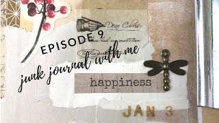 Junk Journal with me 9 - #JunkJournalJanuary