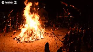 秋田　六郷の竹うち　数百年続く伝統の祭り