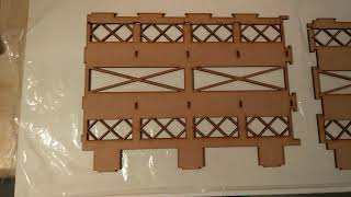 Part 6 Garden Railway Twin Track Bow String Bridge Kit BASE ASSEMBLY