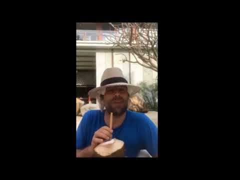 Liam Gallagher Is Off His Coconut On Holiday
