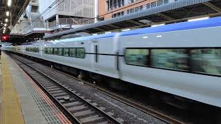 【特急あずさ45号松本行き】E353系モトS114編成+モトS205編成が国分寺駅2番線を通過するシーン(5045M)2025.05.08