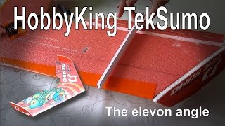 Famous RC Quick Tips: The elevon angle on a balanced TekSumo Wealth