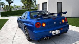 Driving the Nissan Skyline GT-R R34 with Logitech G29 | Assetto Corsa