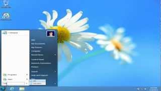 Demonstratie van startmenu QuickStartButton.com - Windows 8, 8.1 - nederlandse taal