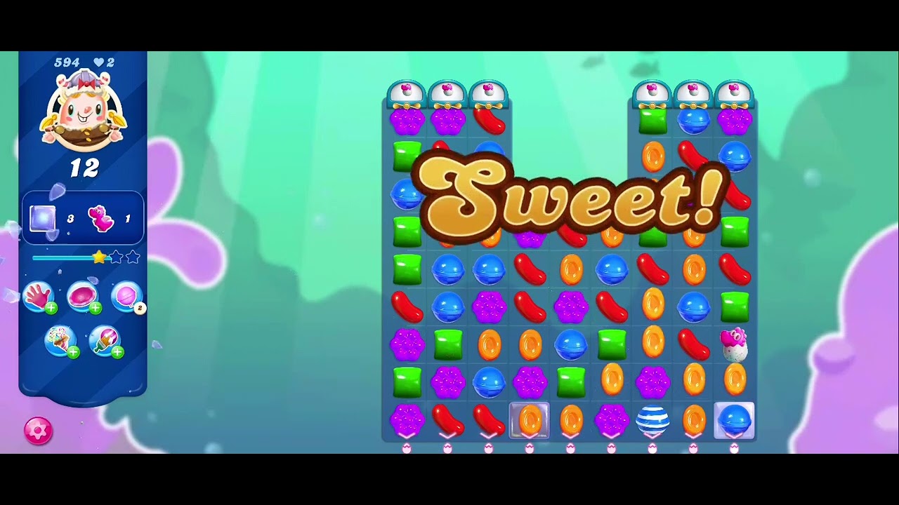 Candy Crush Saga Sugar Crush Level 594 YouTube