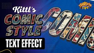 Comics Style Effect Using Ai Inside Kittl For Dtf Printing
