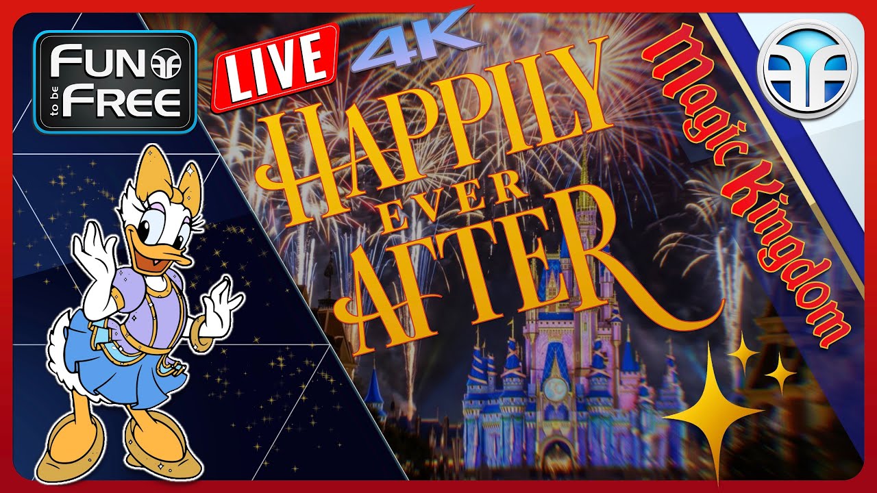 🔴 LIVE: Happily Ever After – EPIC Nighttime Spectacular, Disney World | Full Show 4K