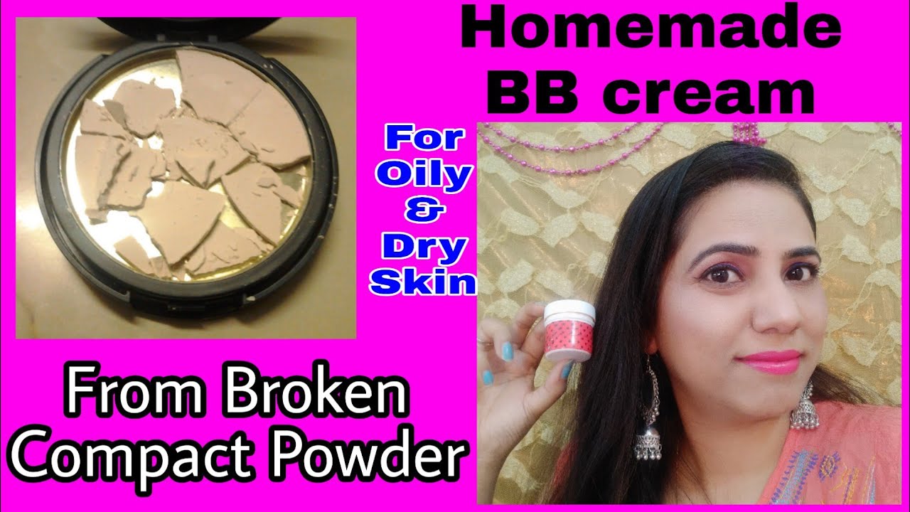 DIY BB Cream from Broken Compact Powder | Oily & Dry Skin | SurSweeet