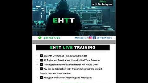 Latest Updated of EHTT Ethical Hacking Tools and Techniques v4.3 Details