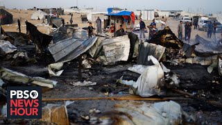 Israeli Airstrike On Rafah Tent Camp Kills 45, Triggers New Wave Of Condemnation