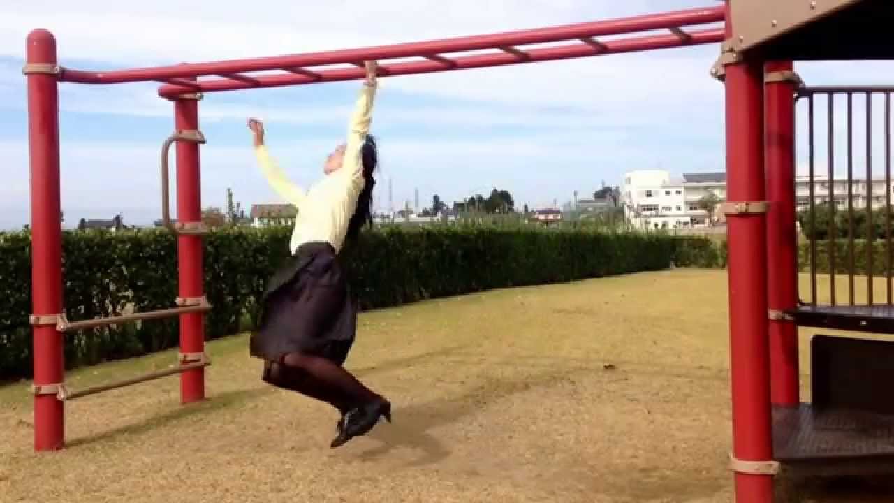 公園で雲梯19/48 京坪川河川公園(富山県舟橋村) YouTube