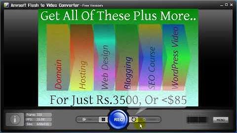 Flash to Video - Convert SWF to AVI