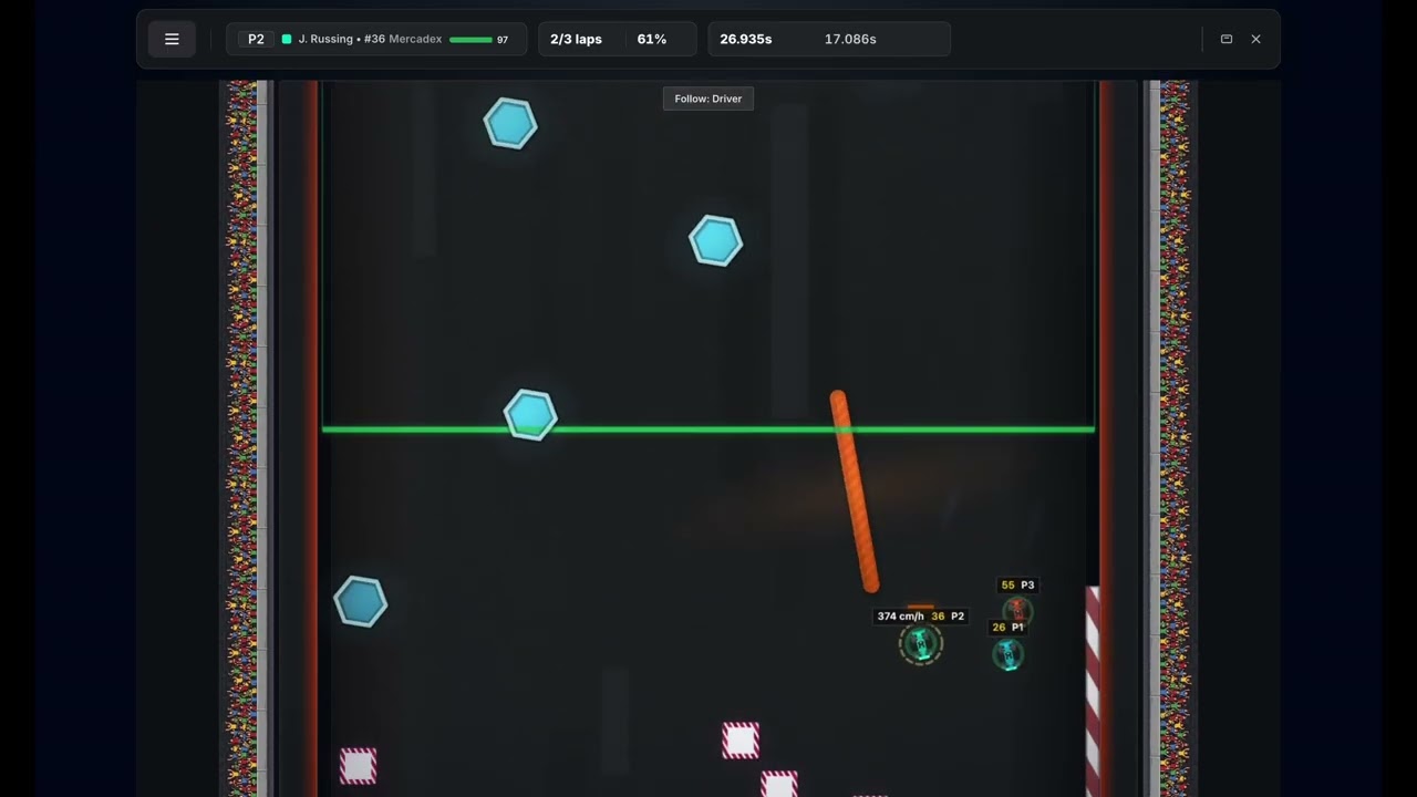 Racing Balls 2D arcade racing top-down game, new trailer!