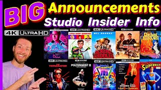 BIG 4K UltraHD Blu Ray Movie Announcements, Reveals \& Studio Insider Info! Collector’s Film Chat #34