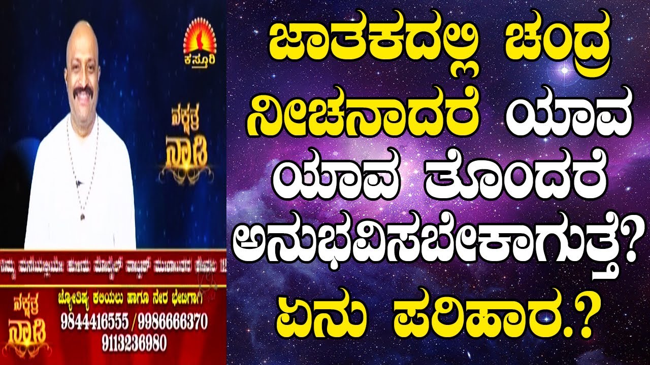 Remedies to Reduce the Negative Influence of Weak Moon | Nakshatra Nadi by Dr. Dinesh | 24-04-2020