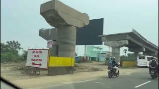 Singaperumal Koil Flyover - Construction status