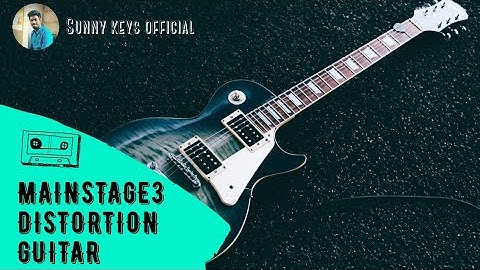 Mainstage3 // logic pro x // Distortion guitar🎸// Vst tone // Sunny keys official // 2020