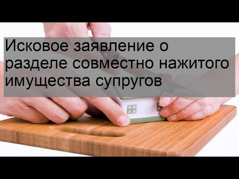 Исковое заявление о разделе совместно нажитого имущества супругов