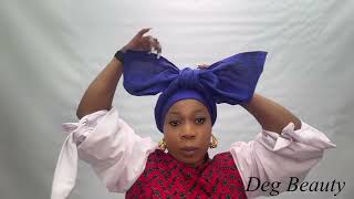 Another beautiful Gele Headwrap tutorial