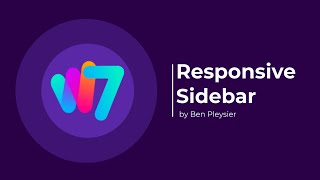 Responsive Sidebar using an Extension