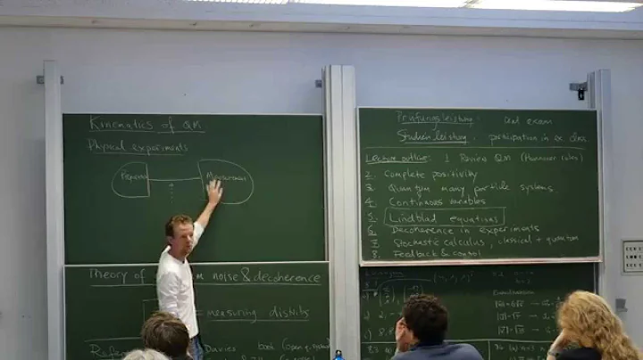Theory of quantum noise and decoherence, Lecture 1