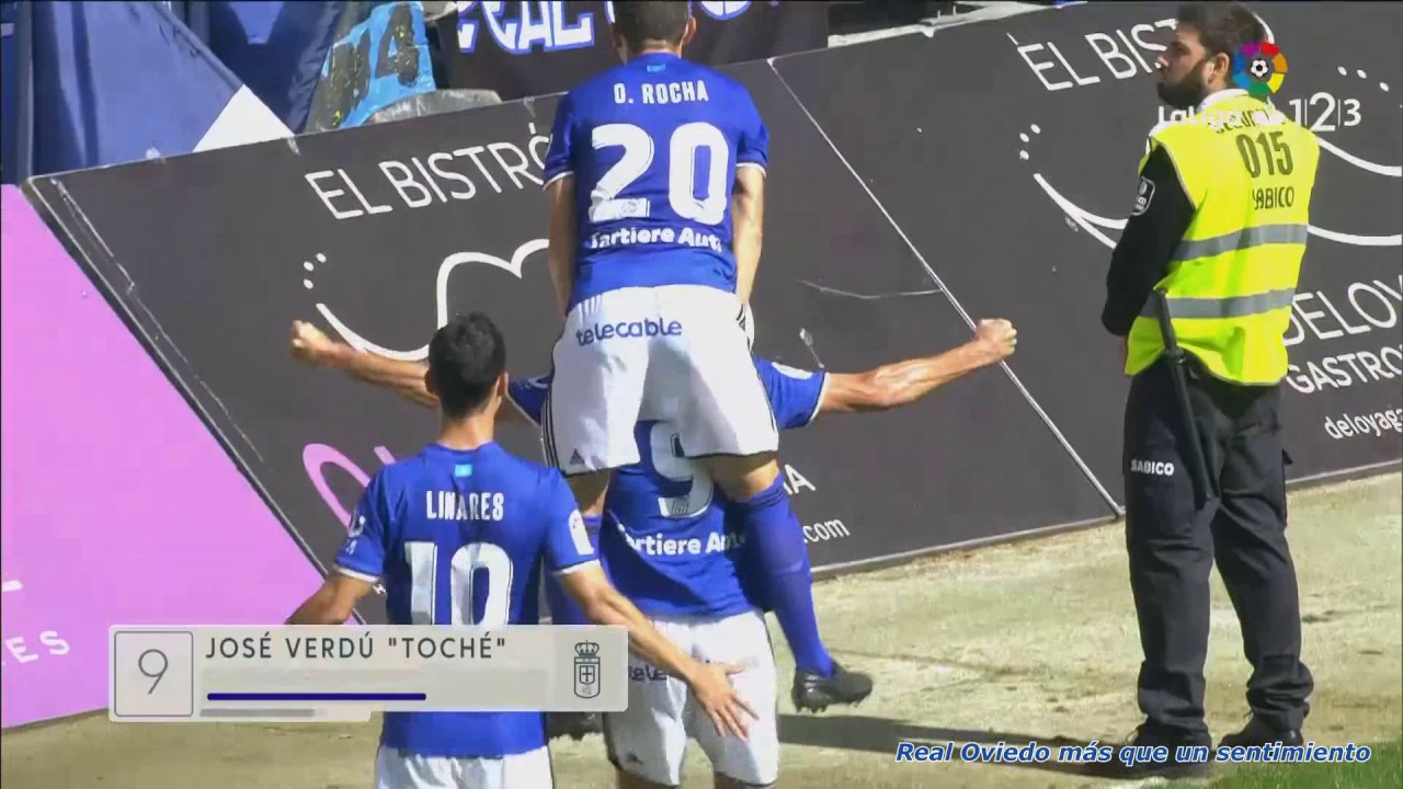 Goles del Real Oviedo primera vuelta temporada 2016/2017 Liga 1-2-3