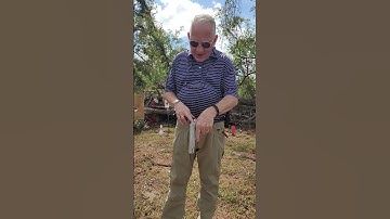 Shooting a Colt Combat Commander  - function test against steel targets. It now works. #colt 45acp.