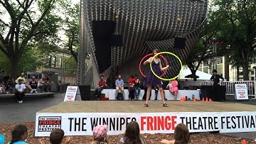 Sarah Teakle Hoop Performance (Winnipeg Fringe Festival 2014)