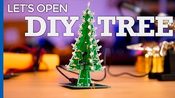 Solderable LED Xmas Tree Ornament - Christmas the DIY Way
