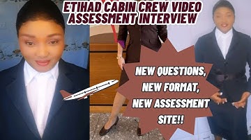Etihad Cabin Crew Video Assessment Interview Process |New Questions |Outfit |Makeup| Tips |Hirevue