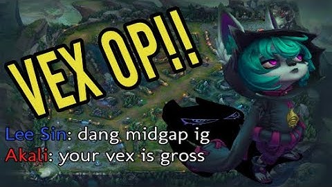 VEX MIDLANE IS OP TO CLIMB LOW ELO | Laning, Combos, Runes Builds, Complete Vex Guide