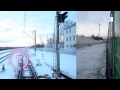 Москва - Калуга за 10 минут, из кабины электрички