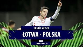 El. Euro 2020, Łotwa - Polska. Hat-trick Lewandowskiego! | Skrót meczu