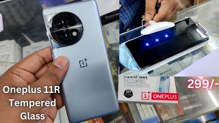 best Oneplus 11R 5G UV Tempered Glass & Back Cover | One minute OnePlus 11