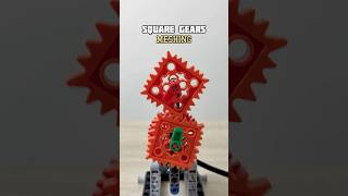 Square | Nautilus | Oval (Irregular Gears Meshing) #lego #satisfying #gears