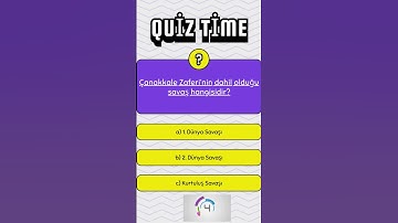 Zor Sorular 012 / Beyin Yakan Sorular / Genel Kültür Soruları